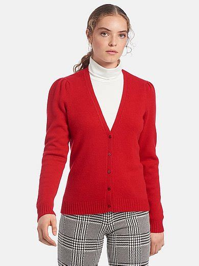 miu miu strickjacke rot|Hellbraun/rot Strickjacke Aus Kaschmir .